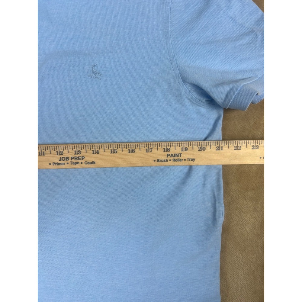 Charles Tyrwhitt Mens Medium Light Blue Pique Cotton Short Sleeve Polo Shirt - Picture 3 of 7